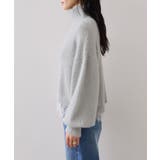 ラメフェザー裾レースハイネックニット | VIS  | 詳細画像26 