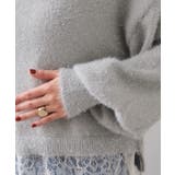 ラメフェザー裾レースハイネックニット | VIS  | 詳細画像30 