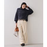 ラメフェザー裾レースハイネックニット | VIS  | 詳細画像9 