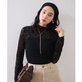 レースプチハイネックインナープルオーバー | VIS | 詳細画像11