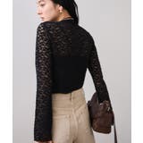 レースプチハイネックインナープルオーバー | VIS | 詳細画像12