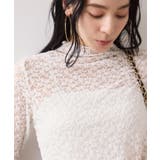 レースプチハイネックインナープルオーバー | VIS | 詳細画像4