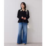 ペプラムデザインシャギーニット | VIS | 詳細画像12