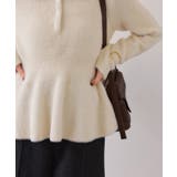 ペプラムデザインシャギーニット | VIS | 詳細画像9