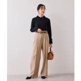 ビジュー付きシャギーカラーニットトップス | VIS  | 詳細画像14 