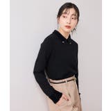 ビジュー付きシャギーカラーニットトップス | VIS  | 詳細画像17 