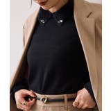 ビジュー付きシャギーカラーニットトップス | VIS  | 詳細画像20 