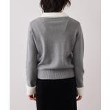 ビジュー付きシャギーカラーニットトップス | VIS  | 詳細画像26 