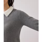 ビジュー付きシャギーカラーニットトップス | VIS  | 詳細画像28 