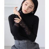 袖クシュクシュハイネックテレコインナープルオーバー/静電気防止・イージーケア | VIS | 詳細画像18