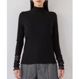 袖クシュクシュハイネックテレコインナープルオーバー/静電気防止・イージーケア | VIS | 詳細画像20