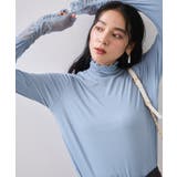 袖クシュクシュハイネックテレコインナープルオーバー/静電気防止・イージーケア | VIS | 詳細画像5