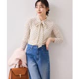 ベロアボウタイドットカットソー | VIS  | 詳細画像12 