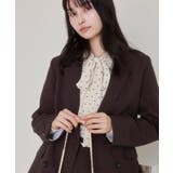 ベロアボウタイドットカットソー | VIS  | 詳細画像17 