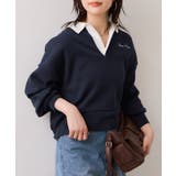 ワンポイント刺繍ポロニットプルオーバー | VIS  | 詳細画像11 