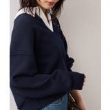ワンポイント刺繍ポロニットプルオーバー | VIS  | 詳細画像12 