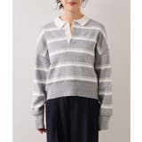 ワンポイント刺繍ポロニットプルオーバー | VIS  | 詳細画像23 