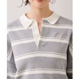 ワンポイント刺繍ポロニットプルオーバー | VIS  | 詳細画像26 