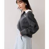 ワンポイント刺繍ポロニットプルオーバー | VIS  | 詳細画像4 