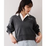 ワンポイント刺繍ポロニットプルオーバー | VIS  | 詳細画像8 