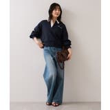 ワンポイント刺繍ポロニットプルオーバー | VIS  | 詳細画像9 