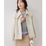 【美得】フリル襟ドッキングニットカーディガントップス | VIS  | 詳細画像11 