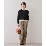 【美得】フリル襟ドッキングニットカーディガントップス | VIS  | 詳細画像16 