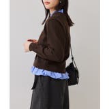 【美得】フリル襟ドッキングニットカーディガントップス | VIS  | 詳細画像25 