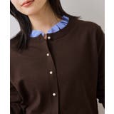 【美得】フリル襟ドッキングニットカーディガントップス | VIS  | 詳細画像26 