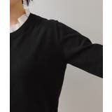 【美得】フリル襟ドッキングニットカーディガントップス | VIS  | 詳細画像32 