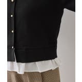 【美得】フリル襟ドッキングニットカーディガントップス | VIS  | 詳細画像33 