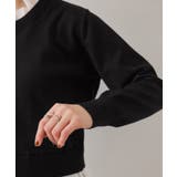 【美得】フリル襟ドッキングニットカーディガントップス | VIS  | 詳細画像34 