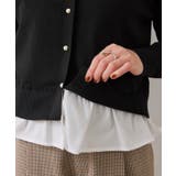 【美得】フリル襟ドッキングニットカーディガントップス | VIS  | 詳細画像35 