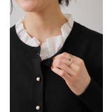 【美得】フリル襟ドッキングニットカーディガントップス | VIS  | 詳細画像36 