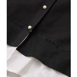 【美得】フリル襟ドッキングニットカーディガントップス | VIS  | 詳細画像37 