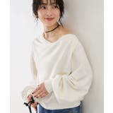 ワンポイント刺繍入りドレープスウェットプルオーバー | VIS  | 詳細画像12 