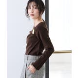 メタルパーツ付ニットトップス | VIS | 詳細画像21