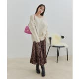 【前後2WAY】毛混トゥンカロンニット | VIS | 詳細画像10