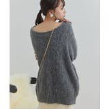 【前後2WAY】毛混トゥンカロンニット | VIS | 詳細画像13