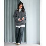 【前後2WAY】毛混トゥンカロンニット | VIS | 詳細画像32