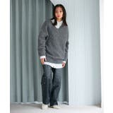 【前後2WAY】毛混トゥンカロンニット | VIS | 詳細画像33