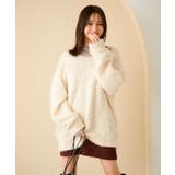 【前後2WAY】毛混トゥンカロンニット | VIS | 詳細画像35