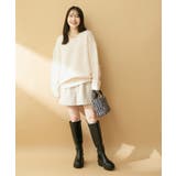 【前後2WAY】毛混トゥンカロンニット | VIS | 詳細画像43