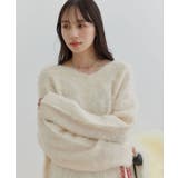 【前後2WAY】毛混トゥンカロンニット | VIS | 詳細画像9