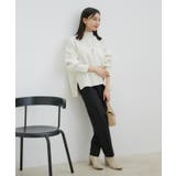 【選べる着丈】ふわもこサイドスリットニット【洗える】 | VIS | 詳細画像13