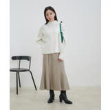 【選べる着丈】ふわもこサイドスリットニット【洗える】 | VIS | 詳細画像15
