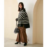 【選べる着丈】ふわもこサイドスリットニット【洗える】 | VIS | 詳細画像3