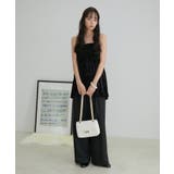 【選べる着丈】ラメドットベロアキャミトップス【洗える】 | VIS  | 詳細画像14 