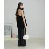 【選べる着丈】ラメドットベロアキャミトップス【洗える】 | VIS  | 詳細画像15 