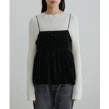 【選べる着丈】ラメドットベロアキャミトップス【洗える】 | VIS  | 詳細画像18 